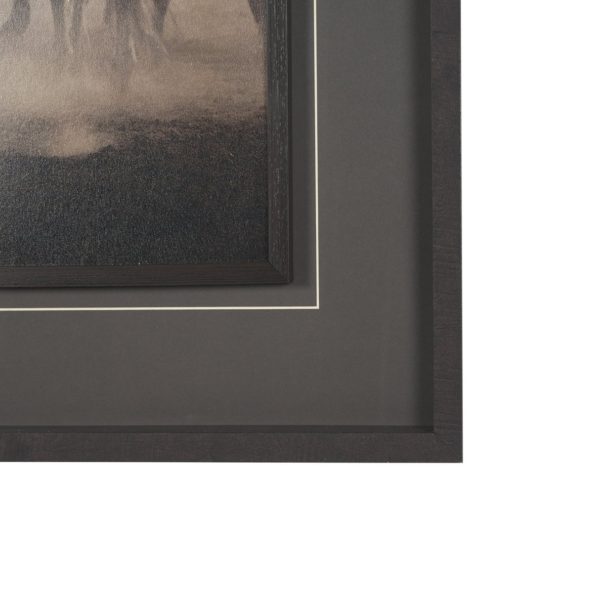Western Horse Drive by Andreas Magnusson Textured FramedPhoto Print Matted under Glass from Mercana - Luna Furniture