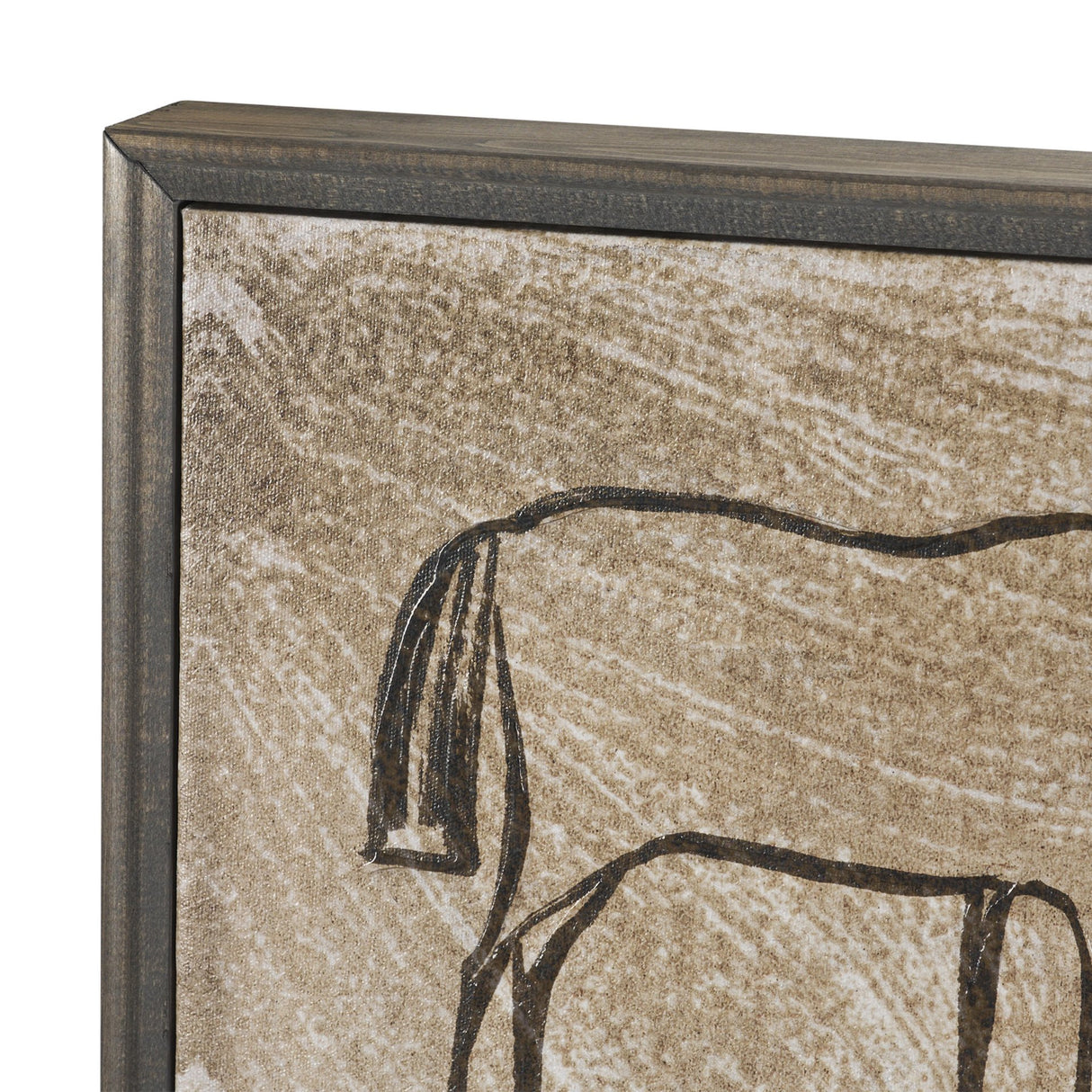 Buckskin by Mercana Studio Hand-Embellished Textured Framed Canvas Artwork from Mercana - Luna Furniture