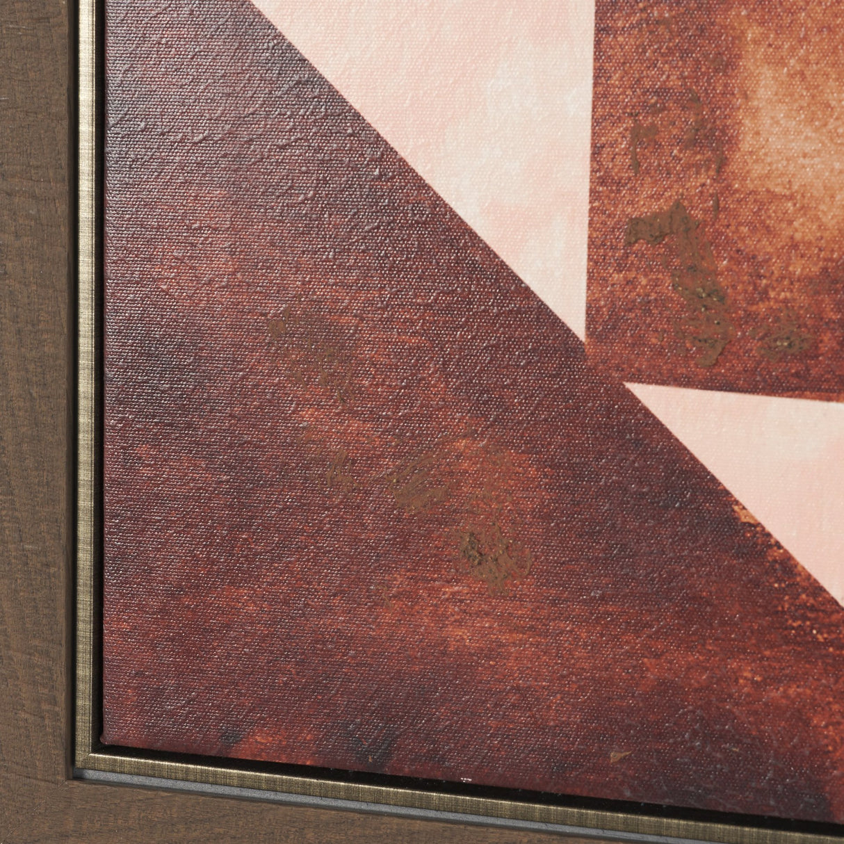 Tri-Angels by Cristina Bartl Villa Hand-Embellished Textured Framed Canvas Artwork from Mercana - Luna Furniture