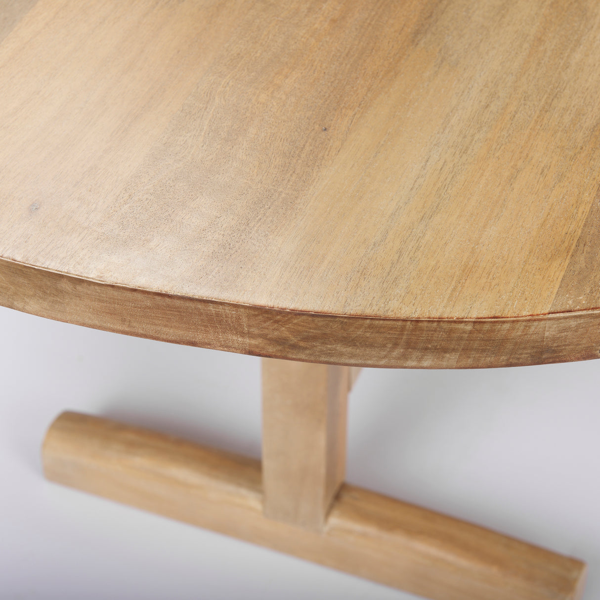 Viktor 94"L Light Brown Solid Wood Dining Table from Mercana - Luna Furniture