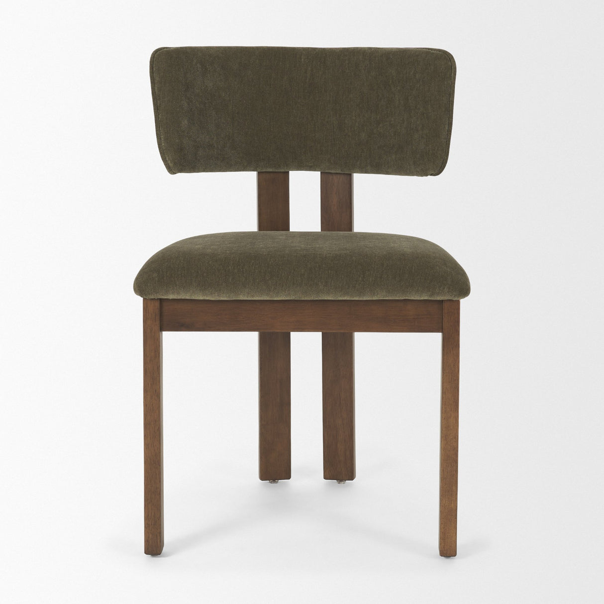 Soho Curved Open Back Olive Tripod Frame Dining Chair from Mercana - Luna Furniture