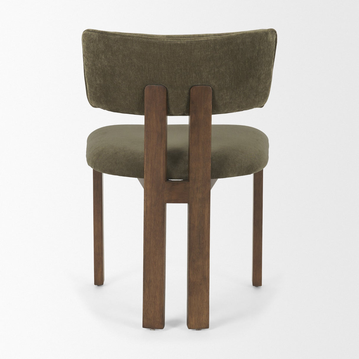 Soho Curved Open Back Olive Tripod Frame Dining Chair from Mercana - Luna Furniture