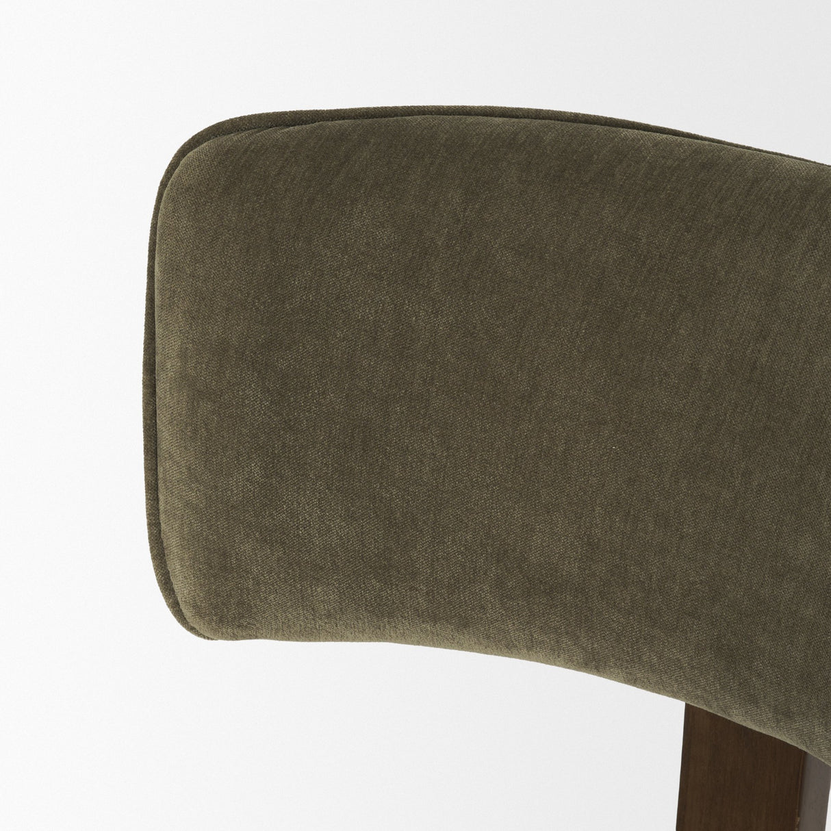 Soho Curved Open Back Olive Tripod Frame Dining Chair from Mercana - Luna Furniture
