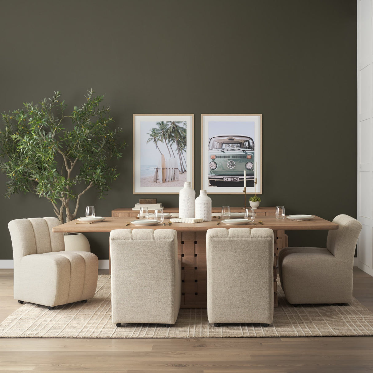 Classic Design In Soft Green Tones by Shot By Clint Framed Photo Print Matted Under Glass