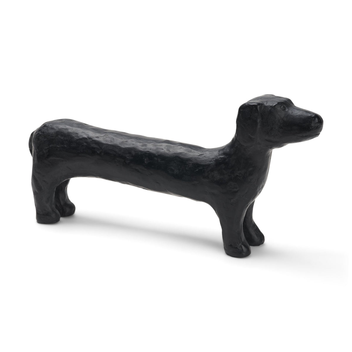 Dash Long Black Metal Dachshund Dog Object from Mercana - Luna Furniture