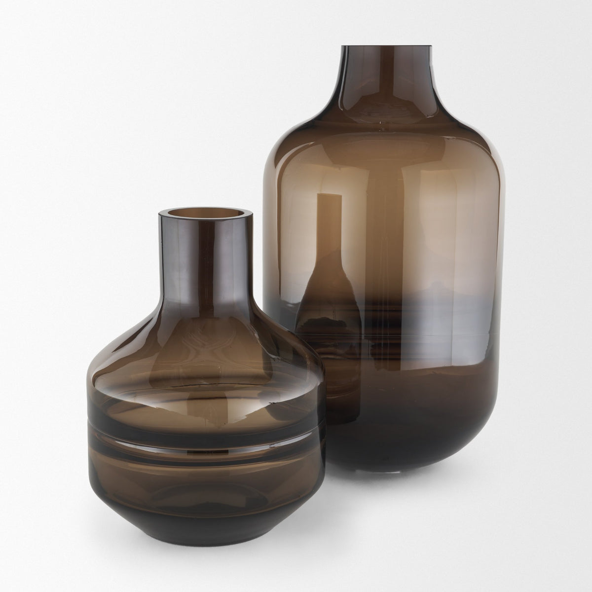 Aurel Small Brown Glass Vase