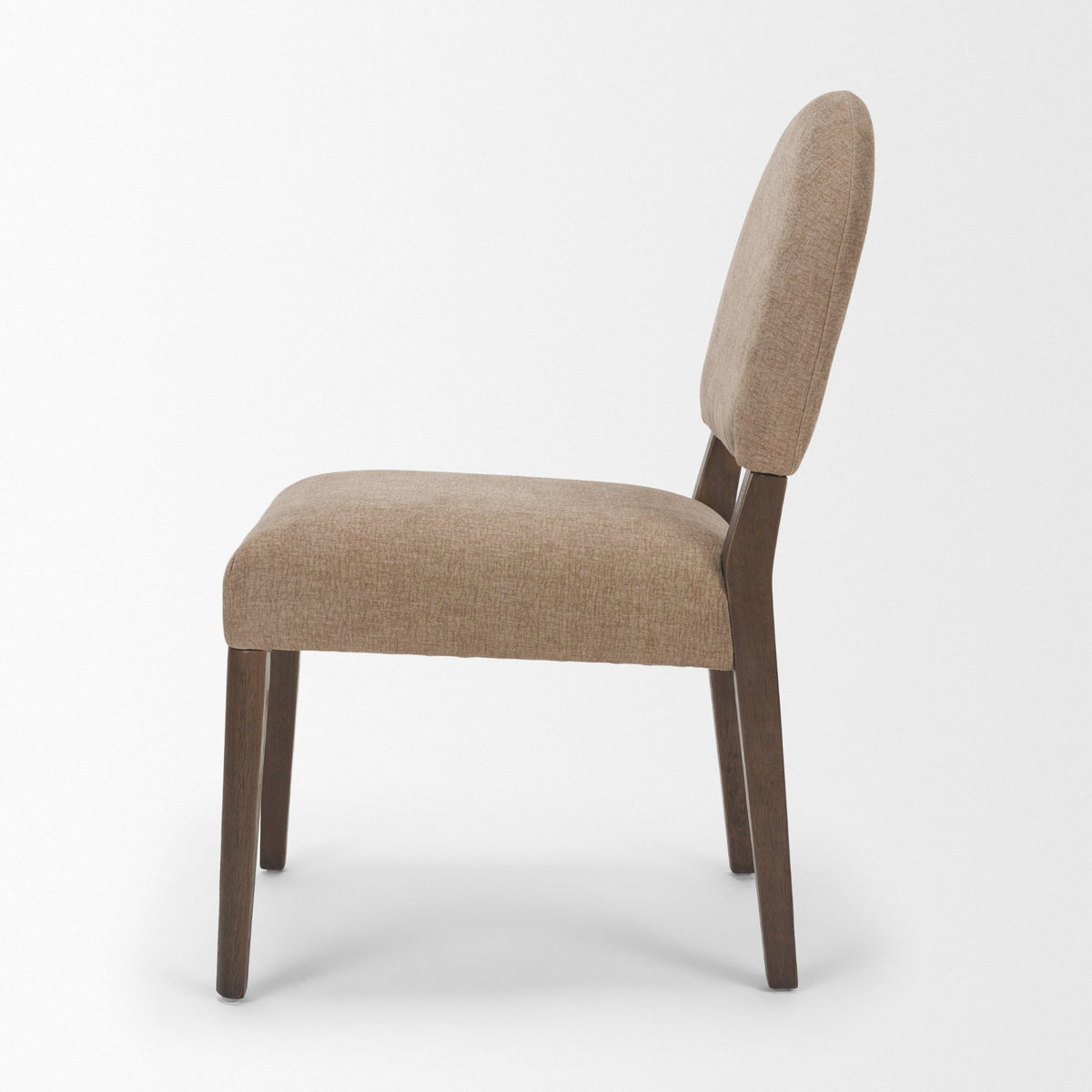 Martie Rounded Back Dining Side Chair | Fabric w/ Wood, Set of 2 from Mercana - Luna Furniture