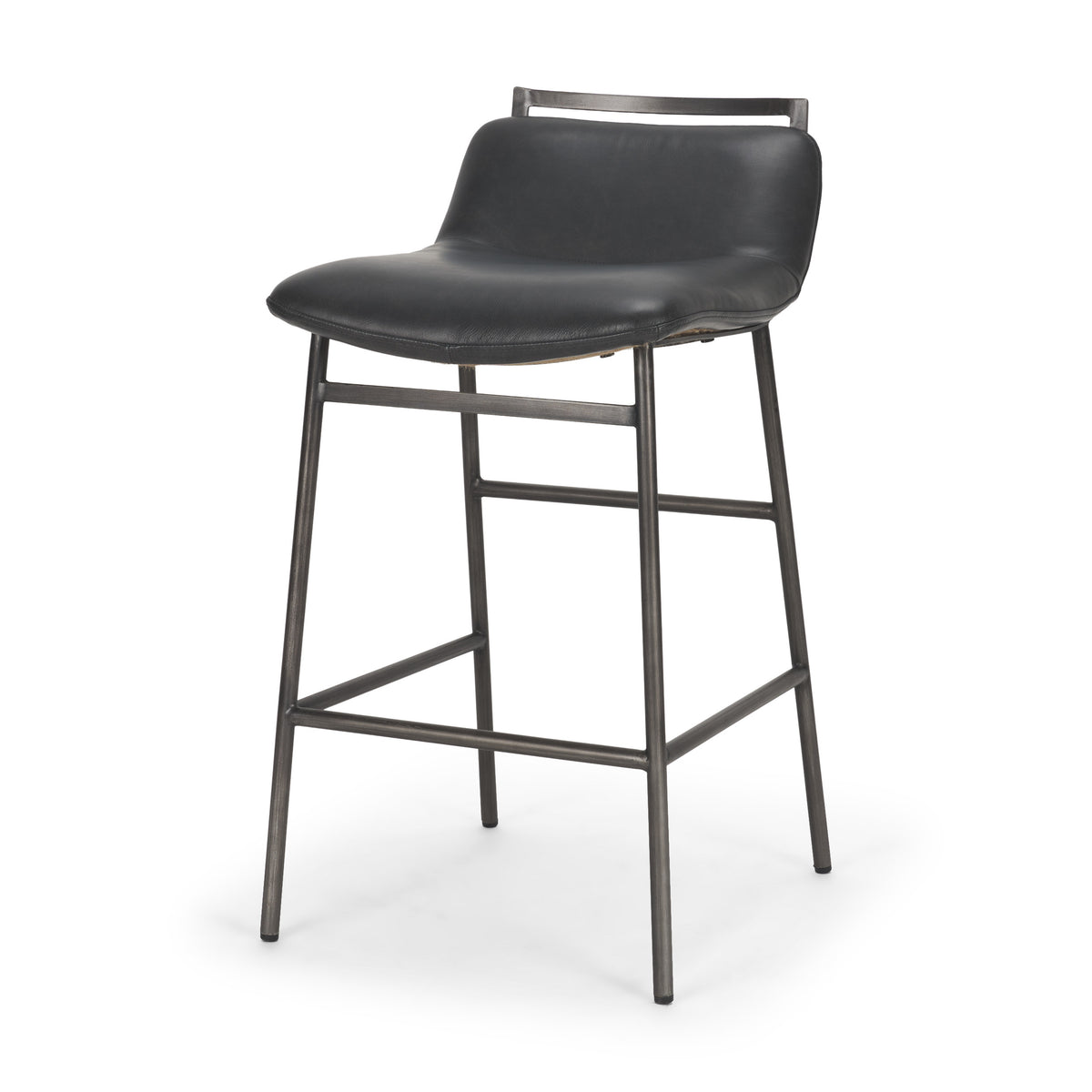 Kavalan Backless 33.5in Seat Counter Stool | Chocolate Leather from Mercana - Luna Furniture