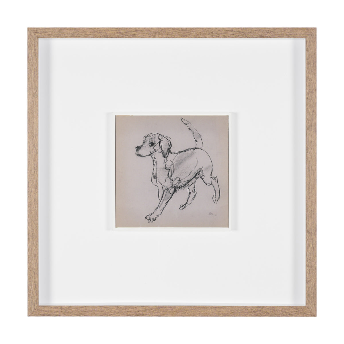 Good Boy by Mercana Studio Hand-Embellished Framed Artwork Matted under Glass from Mercana - Luna Furniture