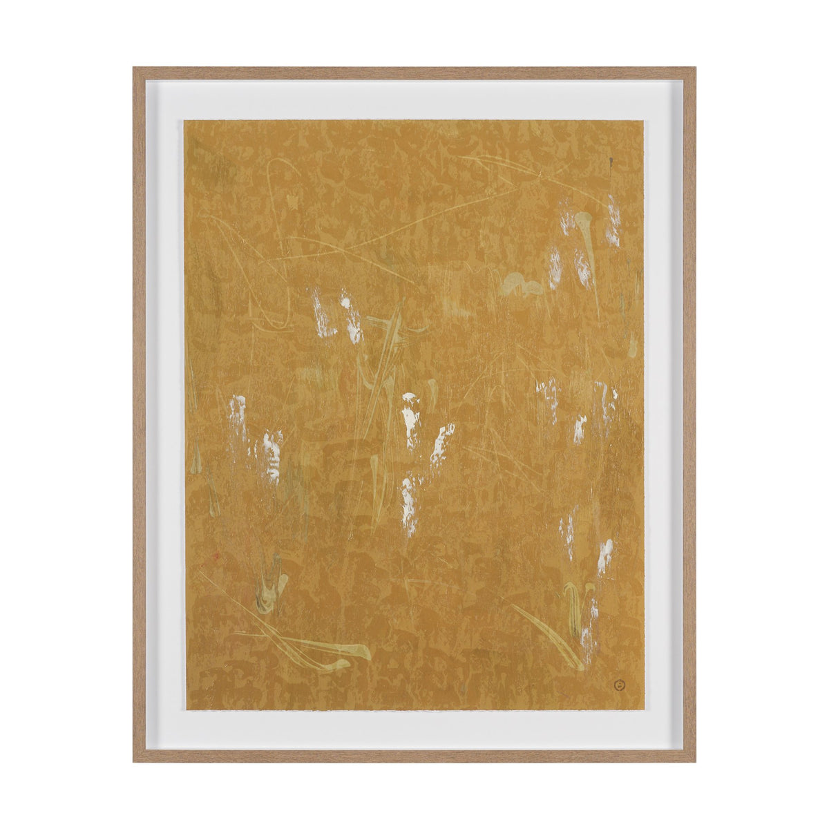 Mental Crossfire I by Mercana Studio Hand-Embellished Textured Framed Artwork Matted under Glass