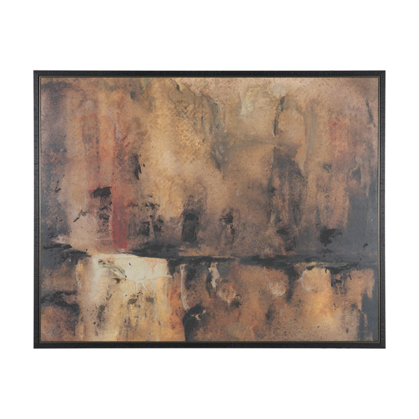 Give or Take by Ira Havuka Hand-Embellished Textured Framed Canvas Artwork