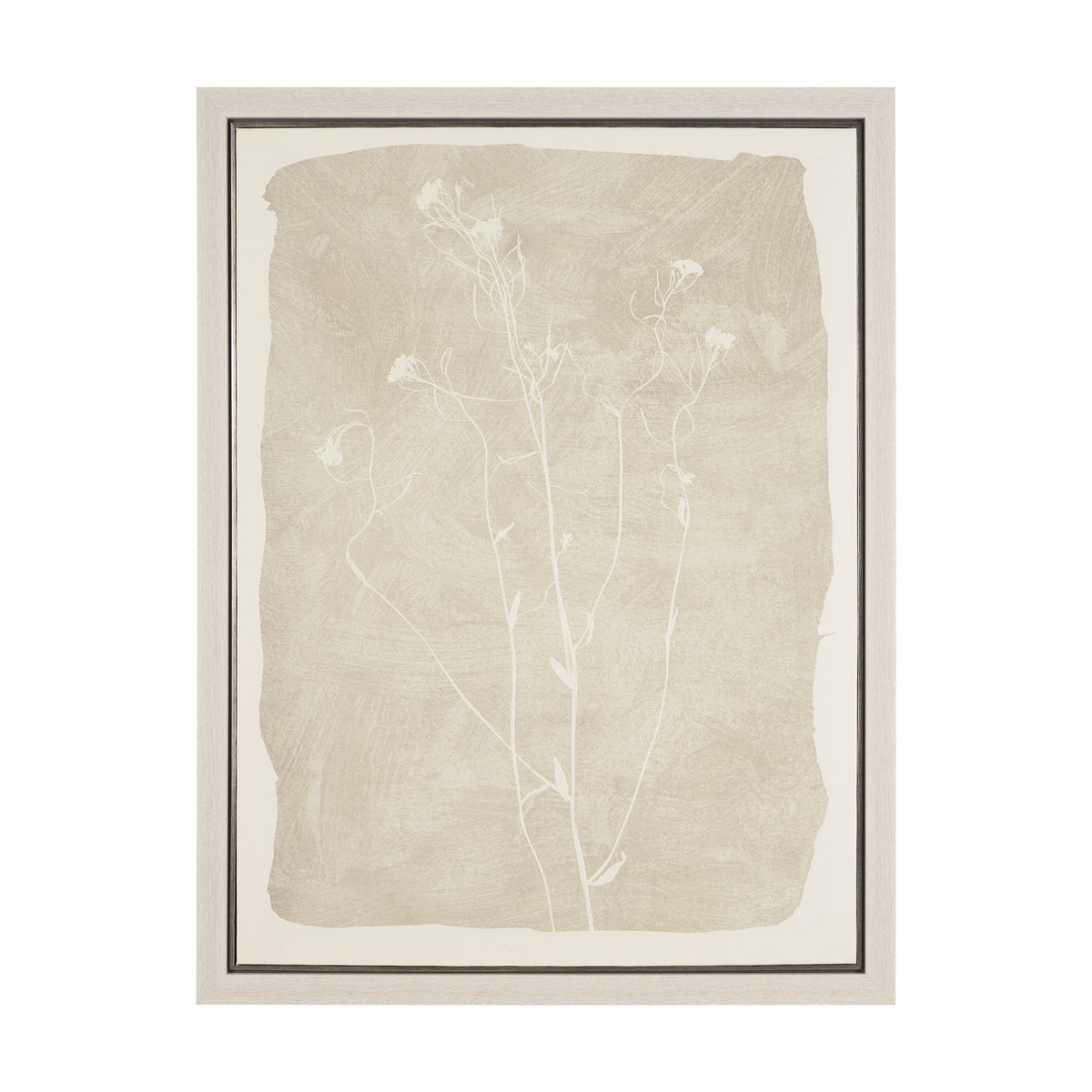 Field Study II: Bloom by Mercana Studio Hand-Embellished Textured Framed Canvas Artwork