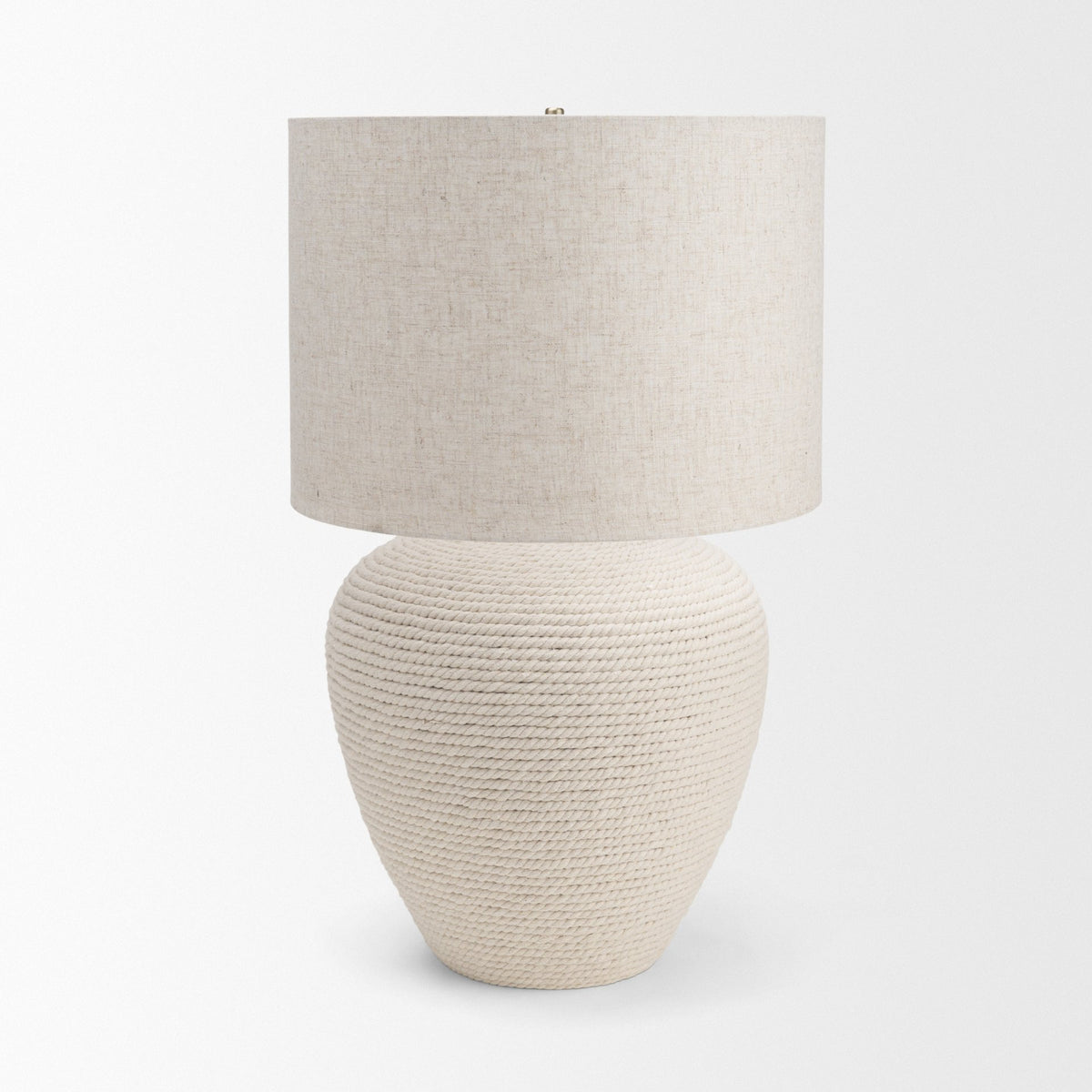 Newport Woven Rope Table Lamp from Mercana - Luna Furniture