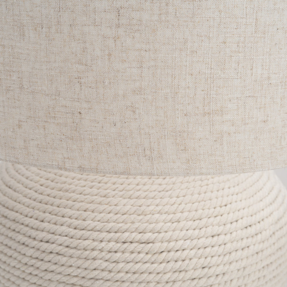 Newport Woven Rope Table Lamp from Mercana - Luna Furniture