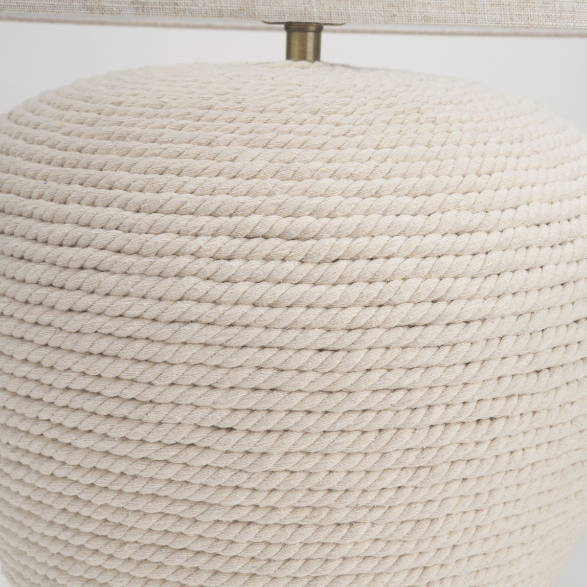 Newport Woven Rope Table Lamp from Mercana - Luna Furniture