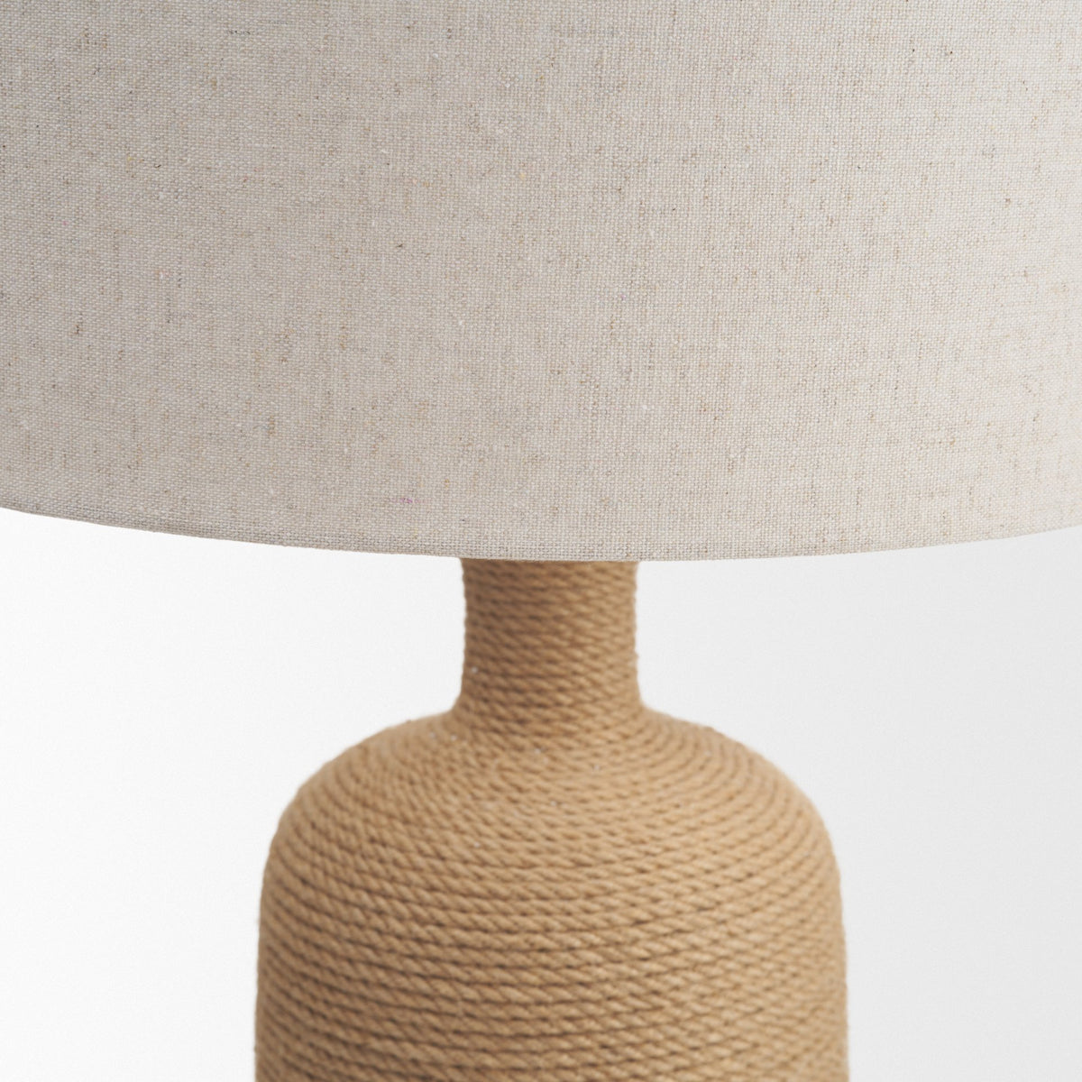 Portofino Abaca Rope Bottle Table Lamp from Mercana - Luna Furniture