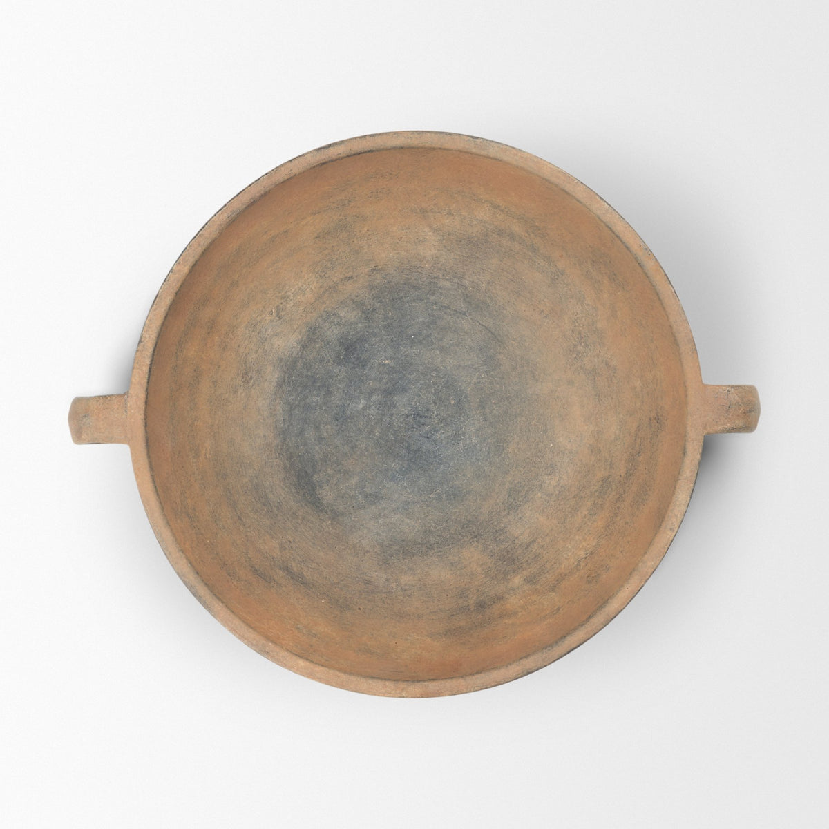 Cotto Round w/ Handles Weathered Terracotta Decorative Bowl from Mercana - Luna Furniture
