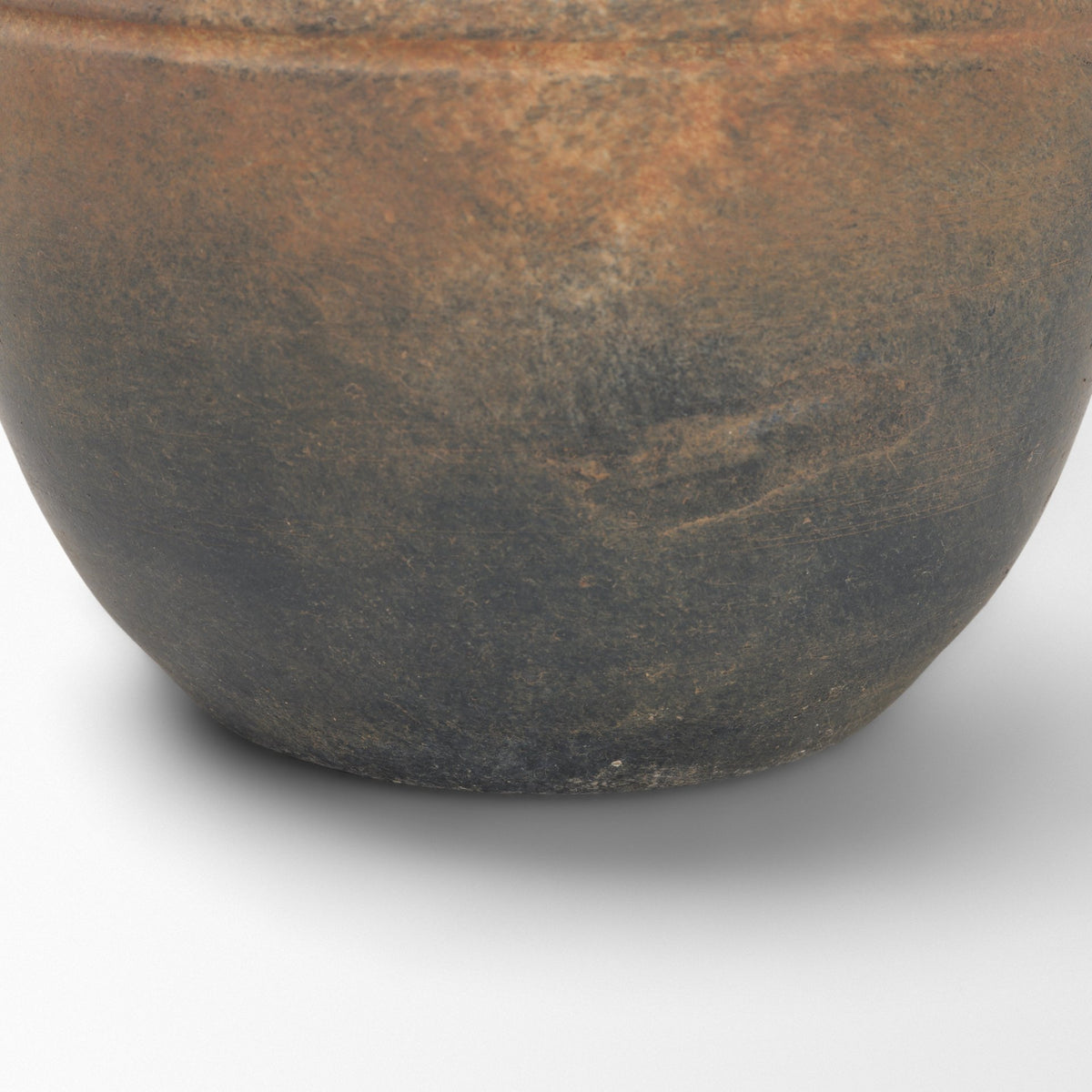 Cotto 8.7H Weathered Round Terracotta Vase from Mercana - Luna Furniture