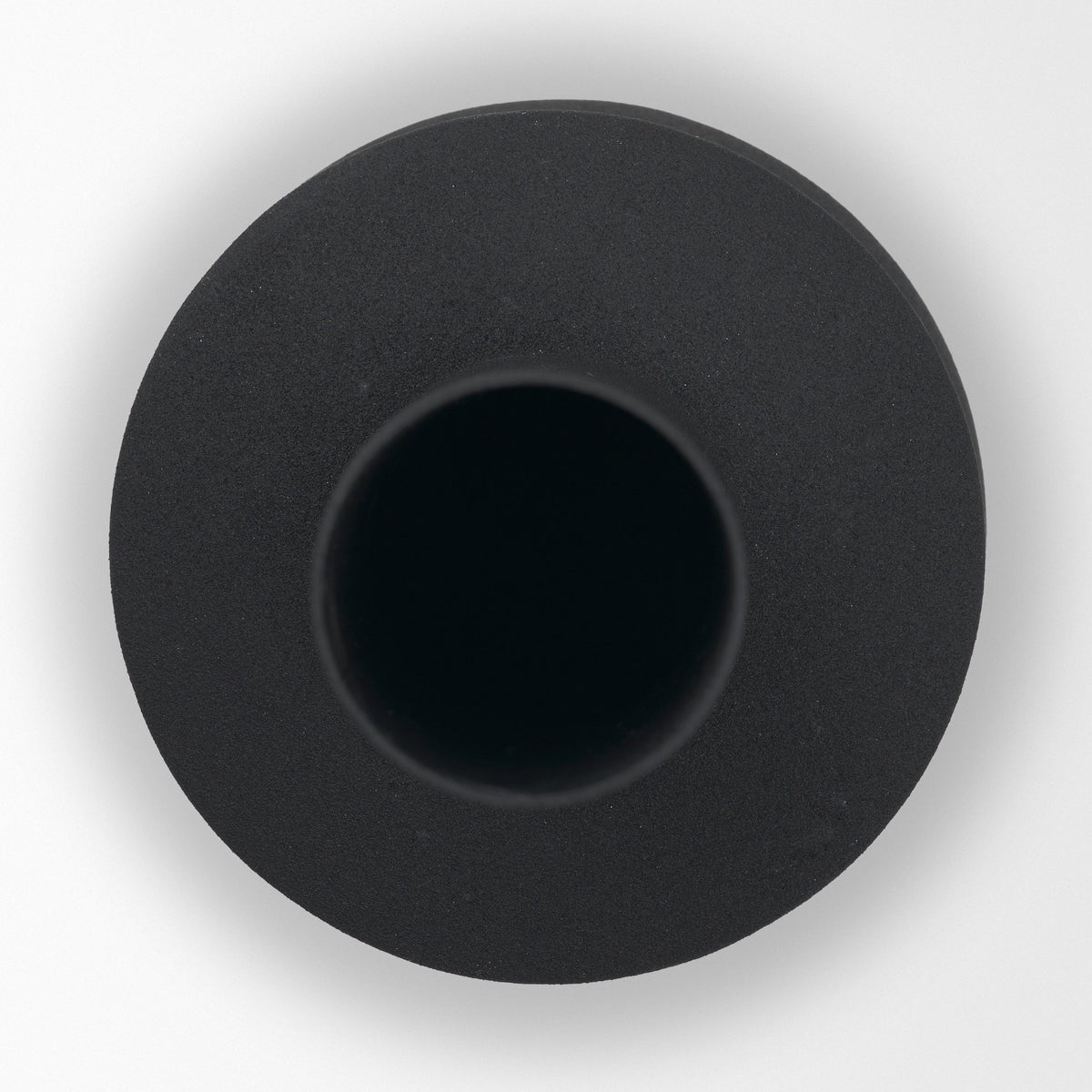 Veda Small Black Metal Geometric Vase from Mercana - Luna Furniture