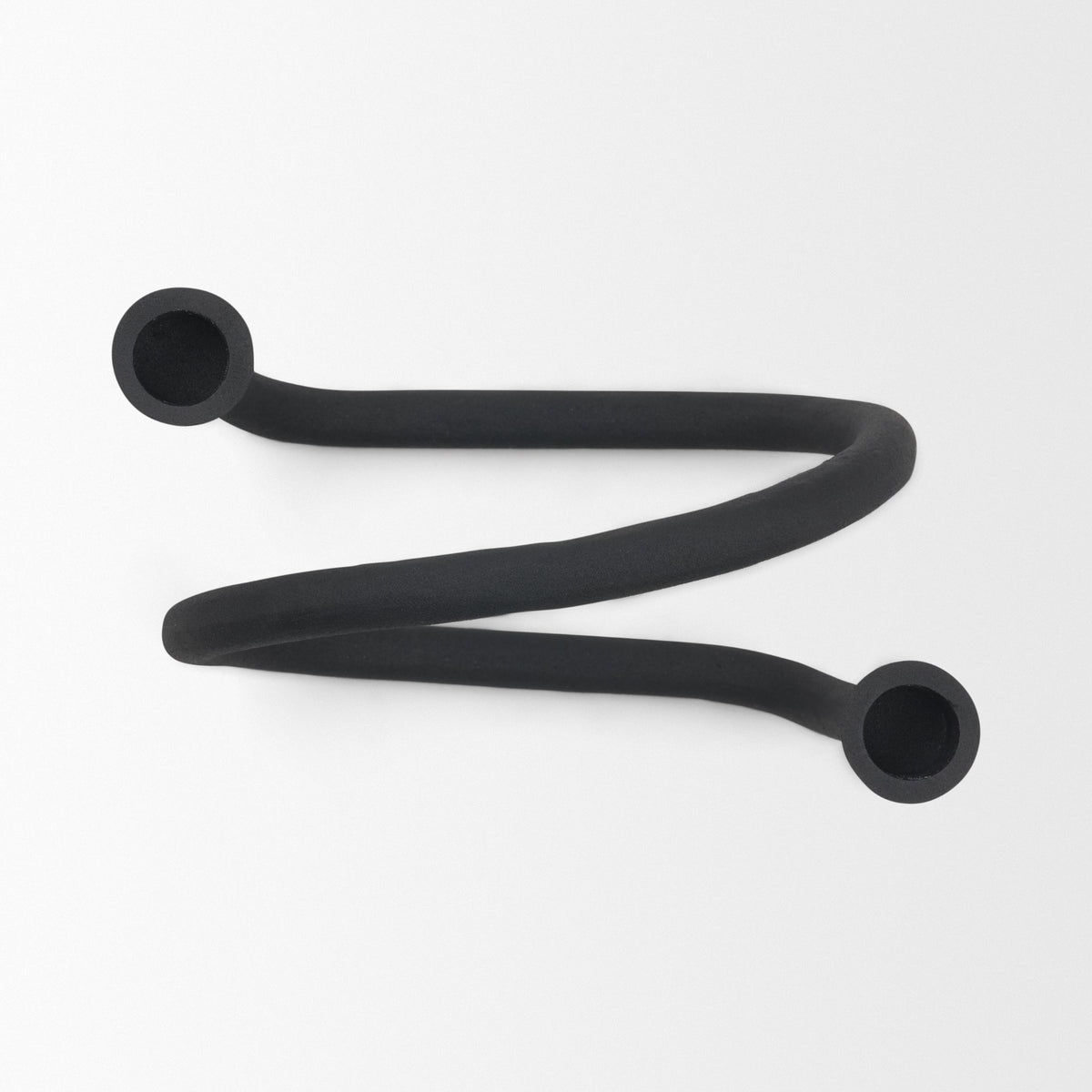 Serpens Black Metal Large Candleholder from Mercana - Luna Furniture
