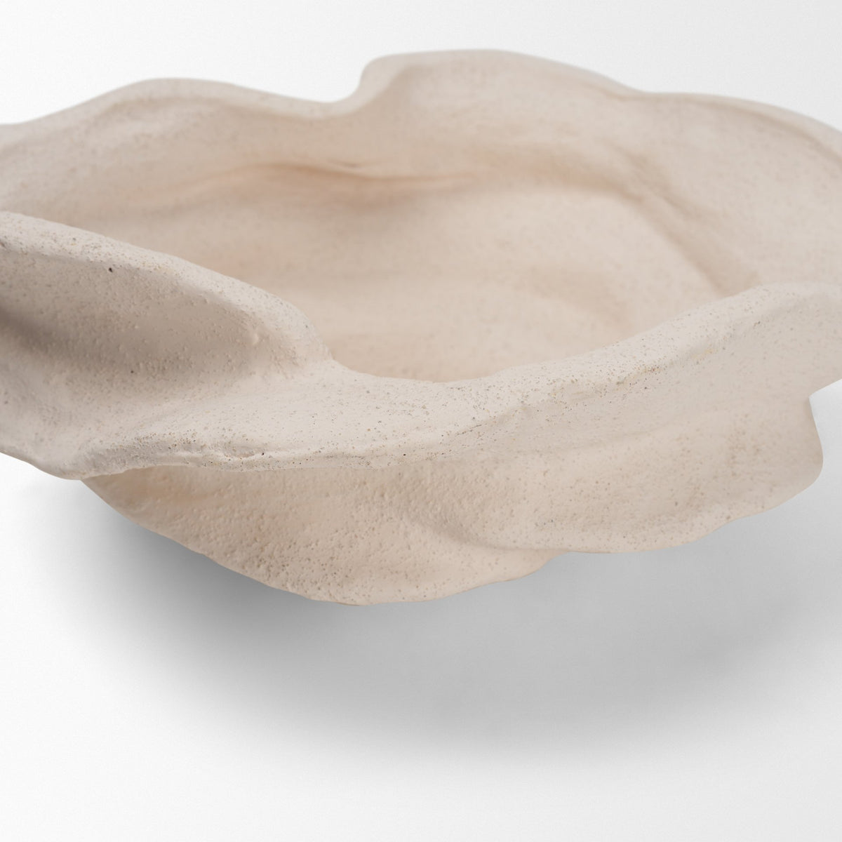 Scala Textured Ceramic Organic Forms Decorative Bowl