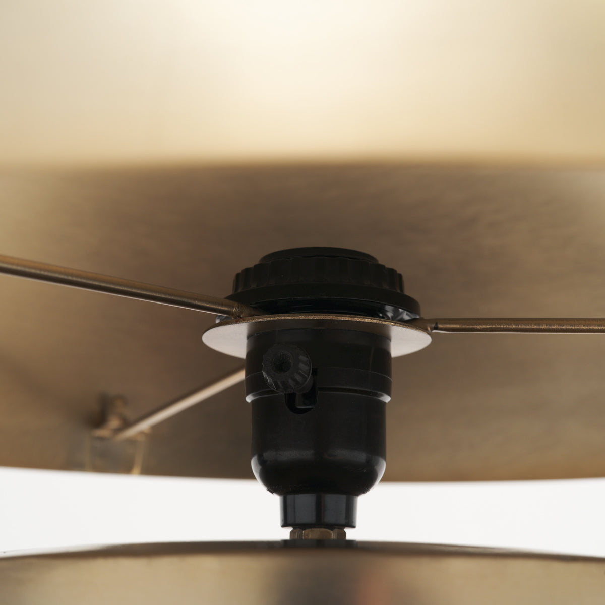 Orlo 15.4" Gold Metal Mushroom Table Lamp from Mercana - Luna Furniture
