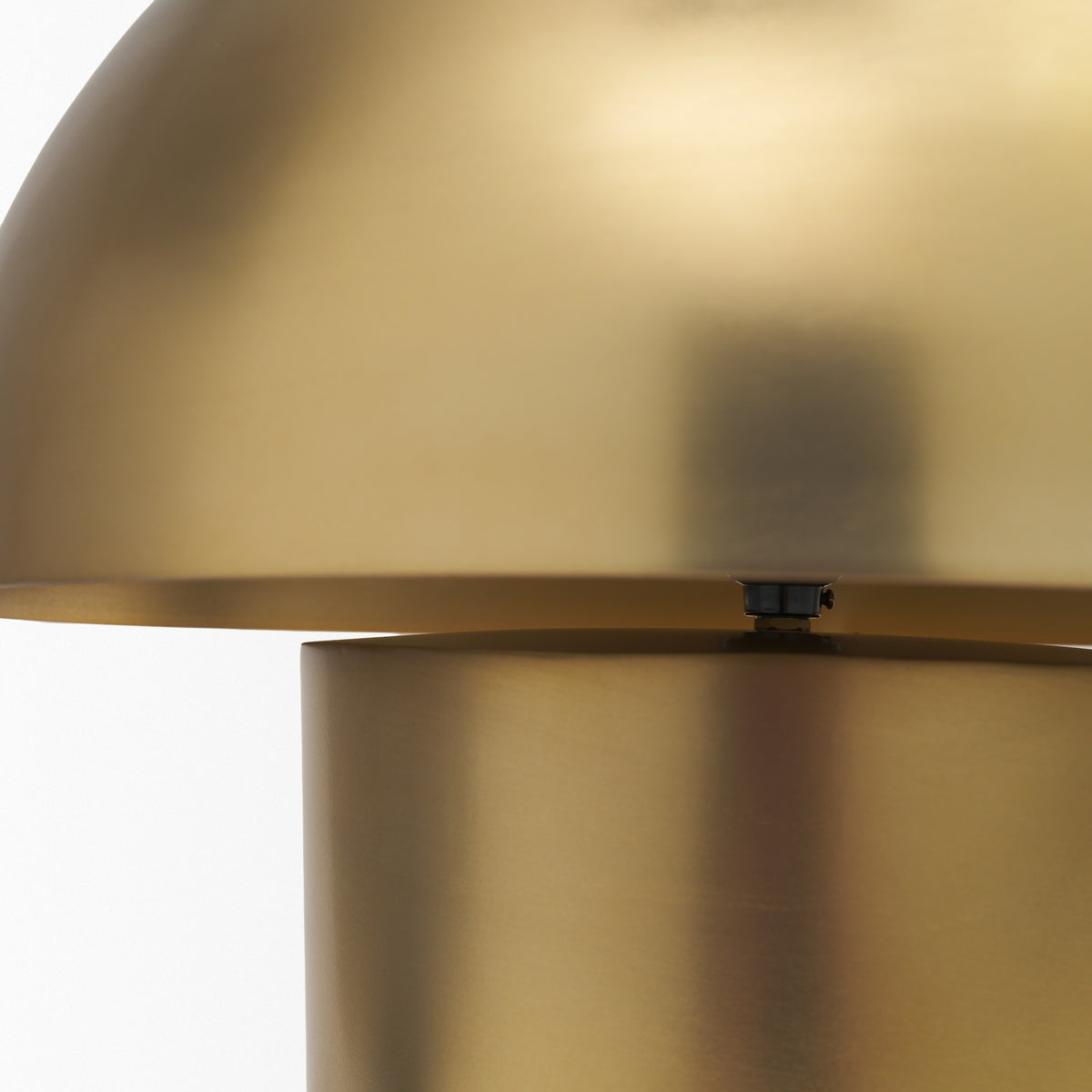 Orlo 18" Gold Metal Mushroom Table Lamp from Mercana - Luna Furniture
