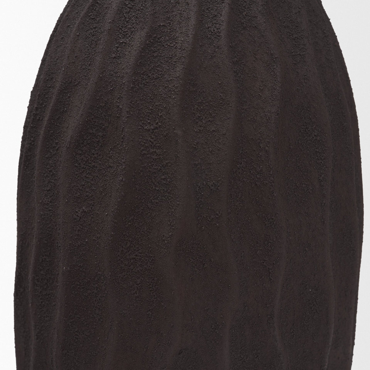 Tidal Tall Ceramic Rippled Decorative Vase