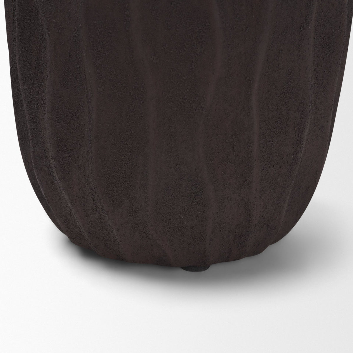 Tidal Tall Ceramic Rippled Decorative Vase