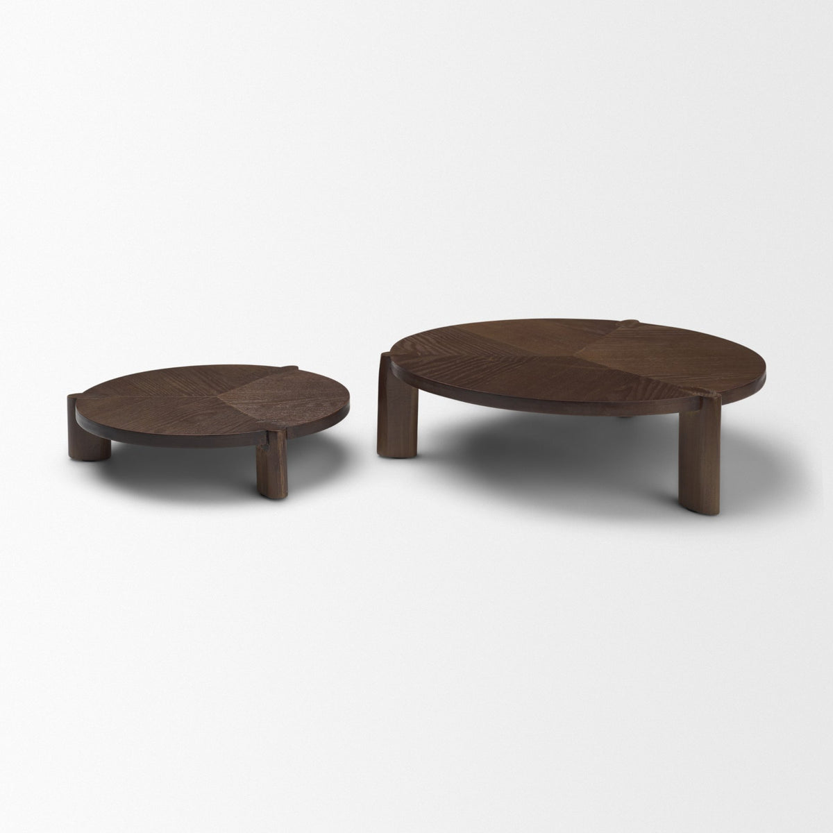 Stow Dark Brown Walnut Wood Risers (Set of 2) from Mercana - Luna Furniture