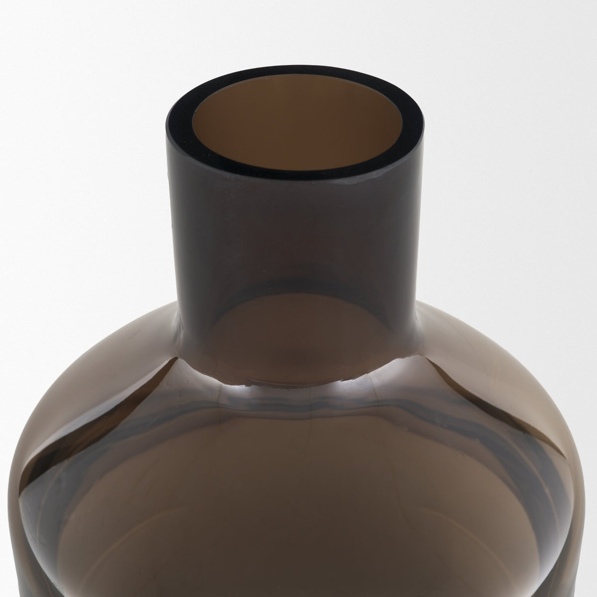 Aurel Small Brown Glass Vase