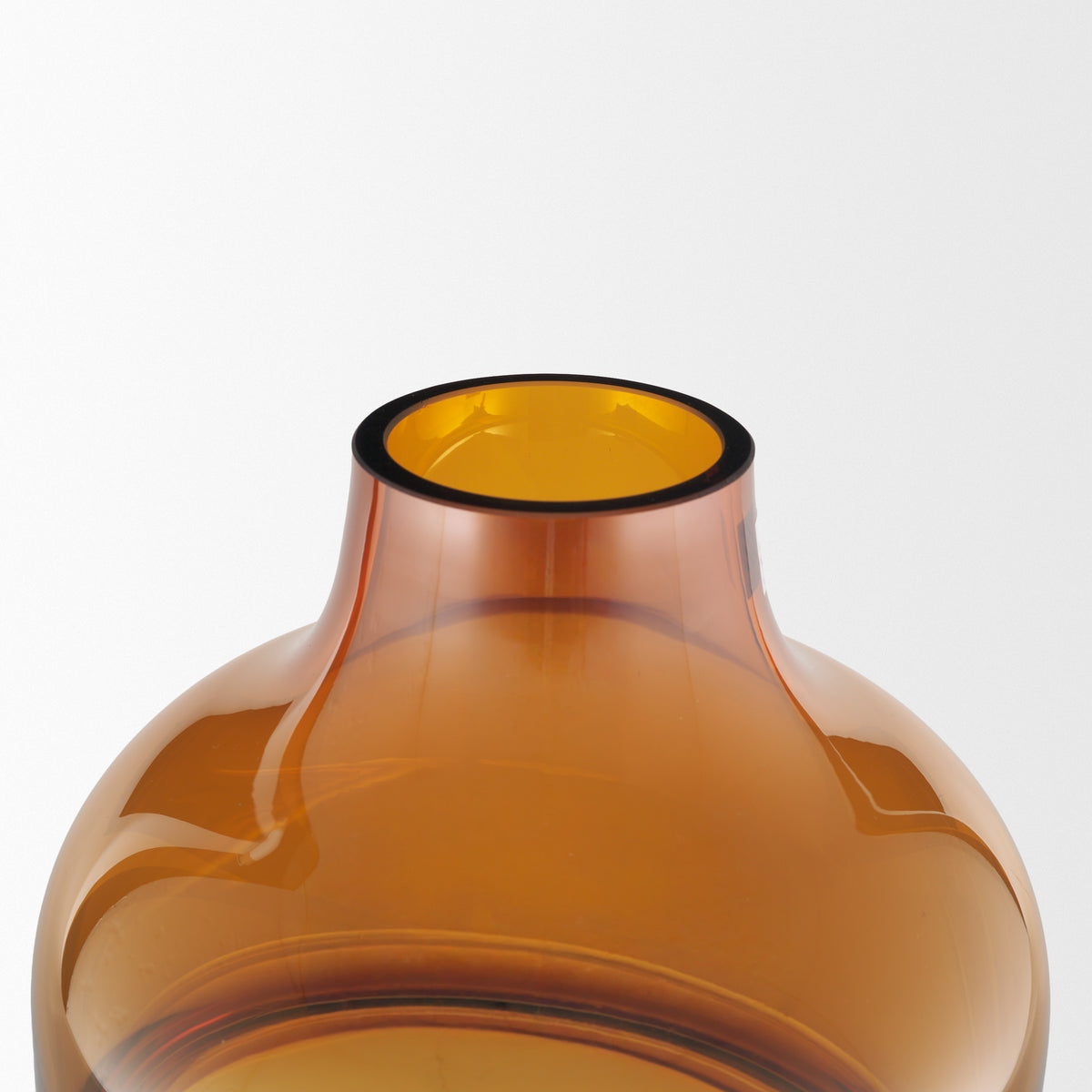 Aurel Tall Orange Glass Vase