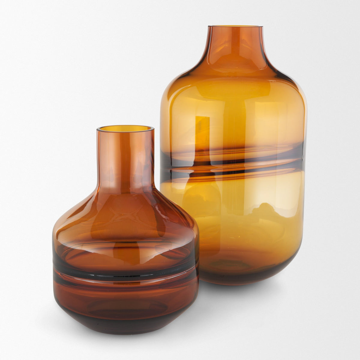 Aurel Tall Orange Glass Vase