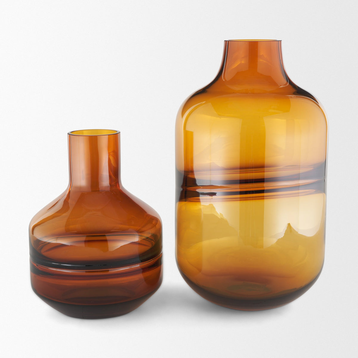 Aurel Tall Orange Glass Vase