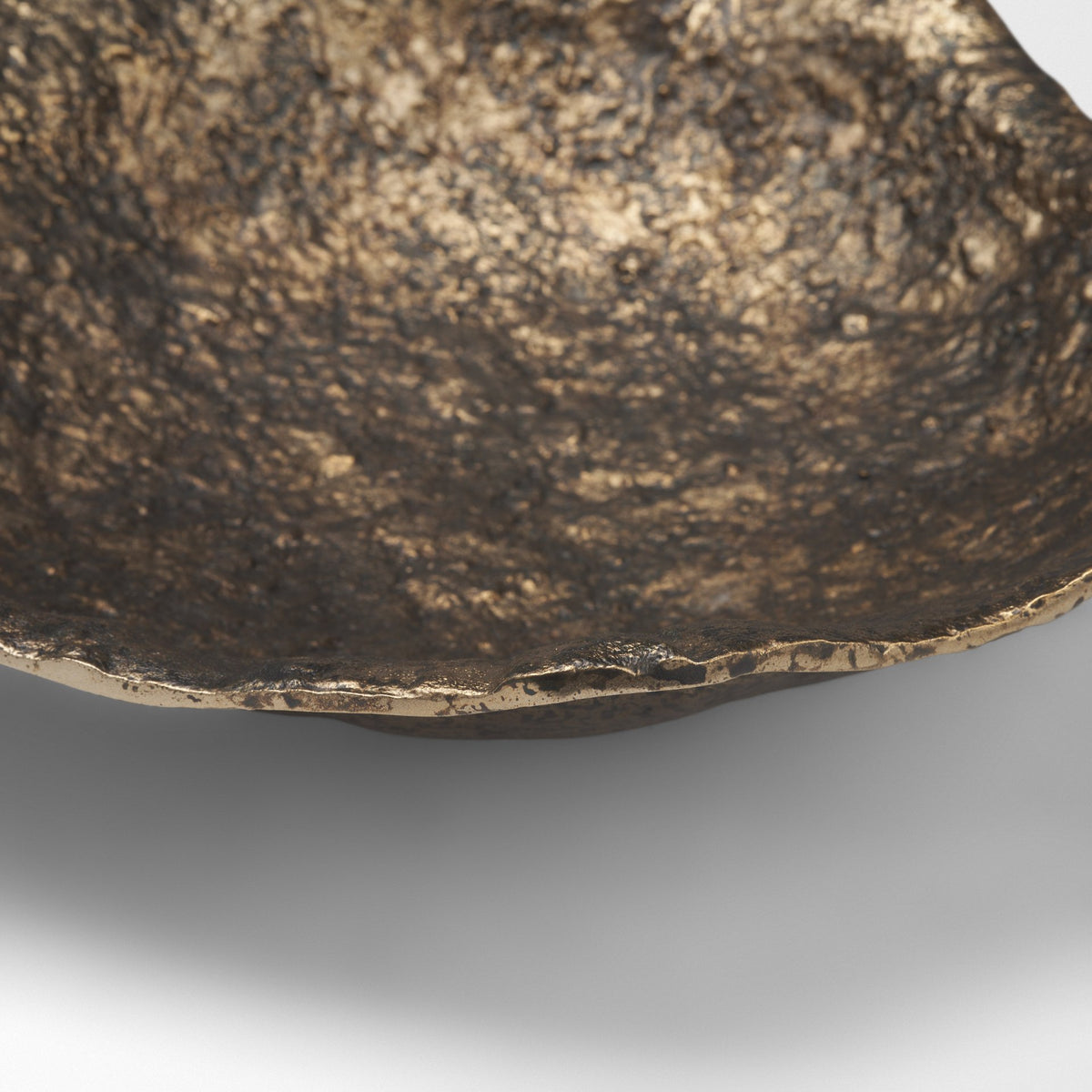 Verdant Small Antiqued Brass Metal Decorative Centerpiece Bowl from Mercana - Luna Furniture