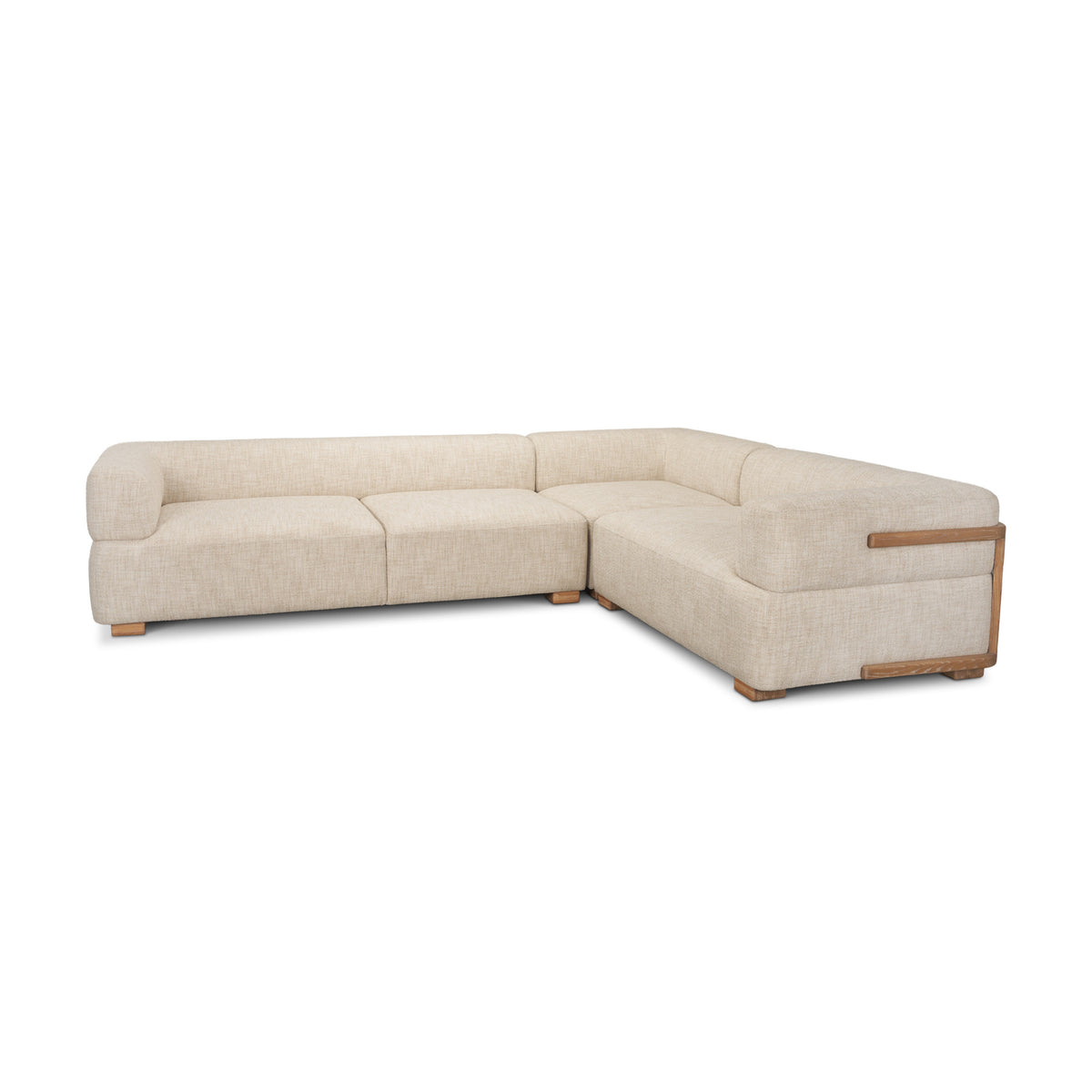 Warner Frame 3 Piece Sofa Set w/S Corner Piece from Mercana - Luna Furniture