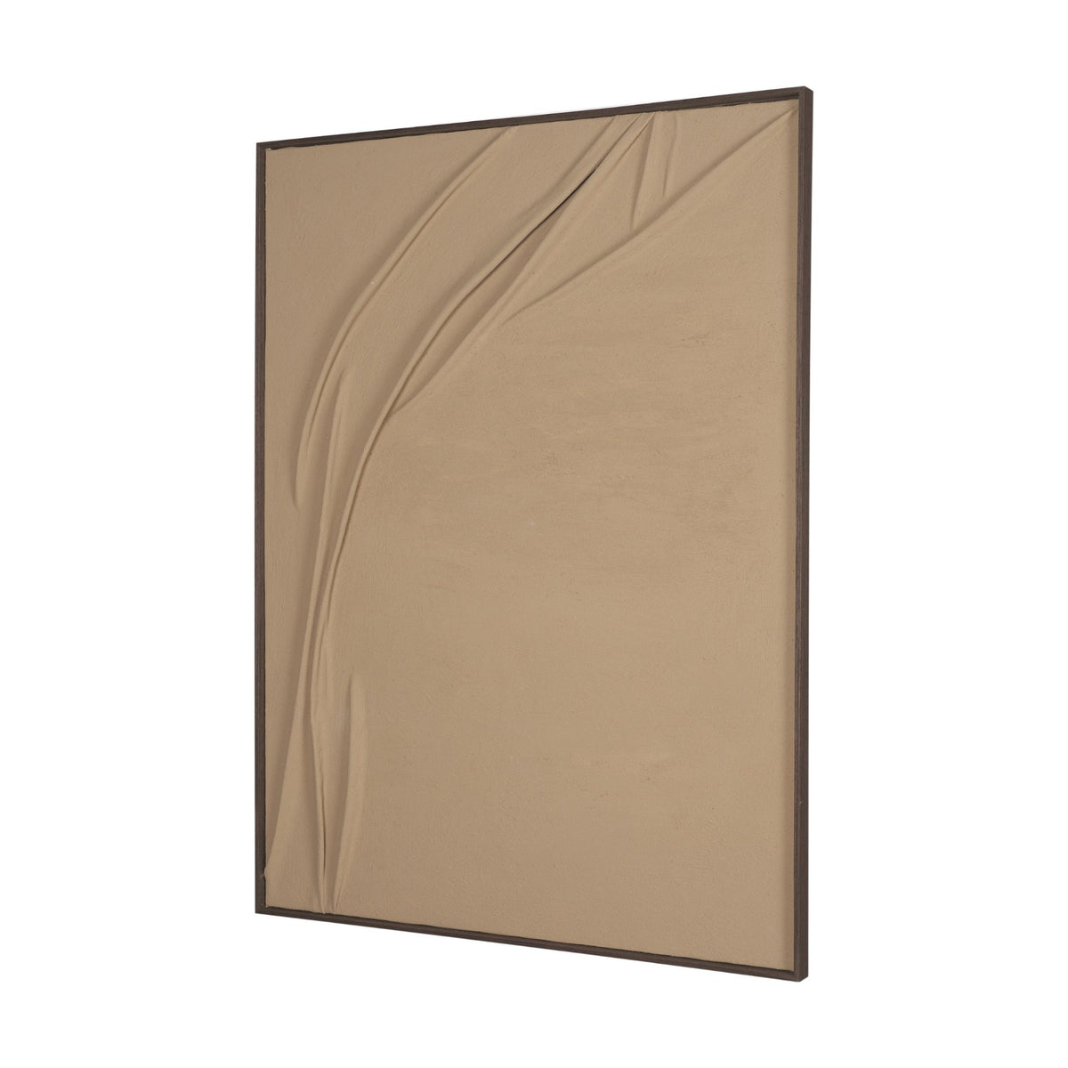 Drape III Camel Fabric Dimensional Framed Art from Mercana - Luna Furniture