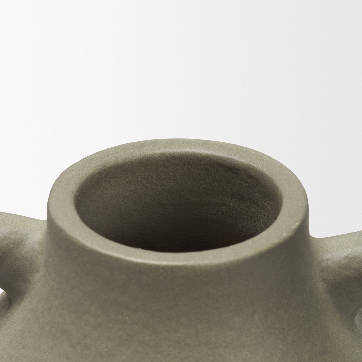 Cantara Small Sage Green Ceramic Milk Jug w/ Handles from Mercana - Luna Furniture