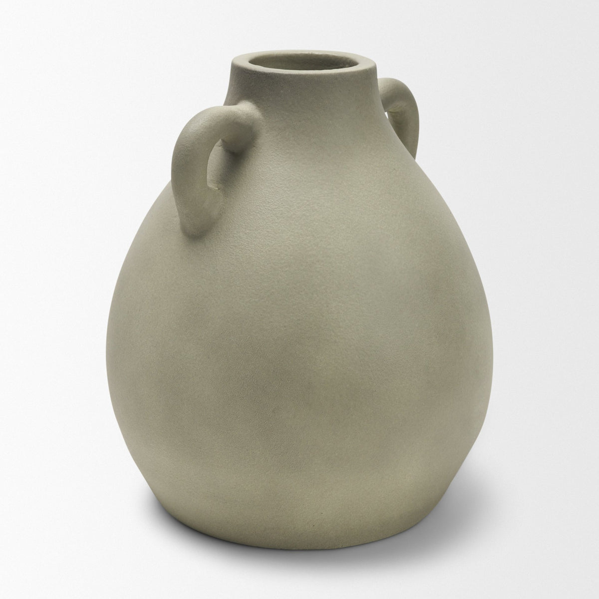 Cantara Medium Sage Green Ceramic Milk Jug w/ Handles from Mercana - Luna Furniture