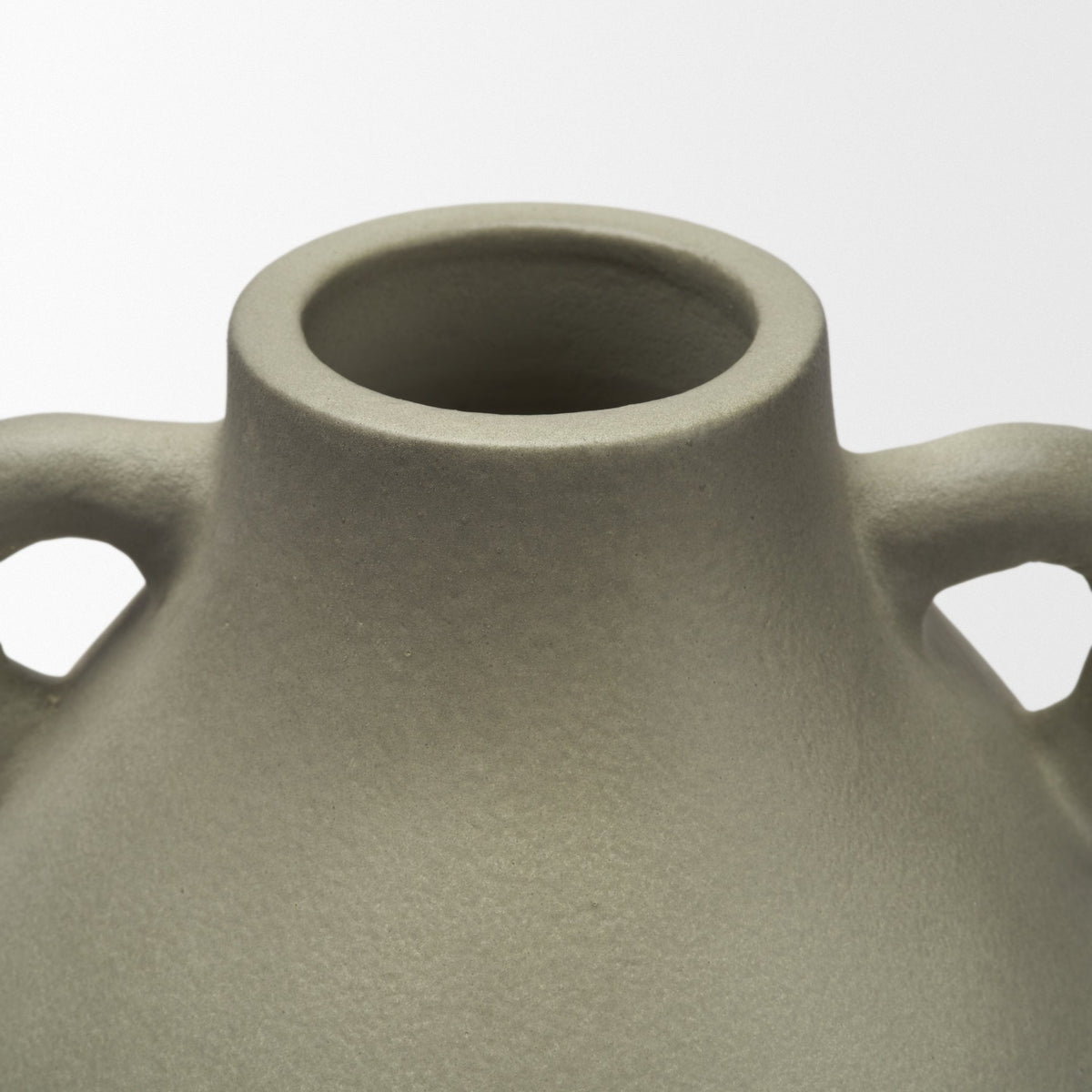 Cantara Medium Sage Green Ceramic Milk Jug w/ Handles from Mercana - Luna Furniture