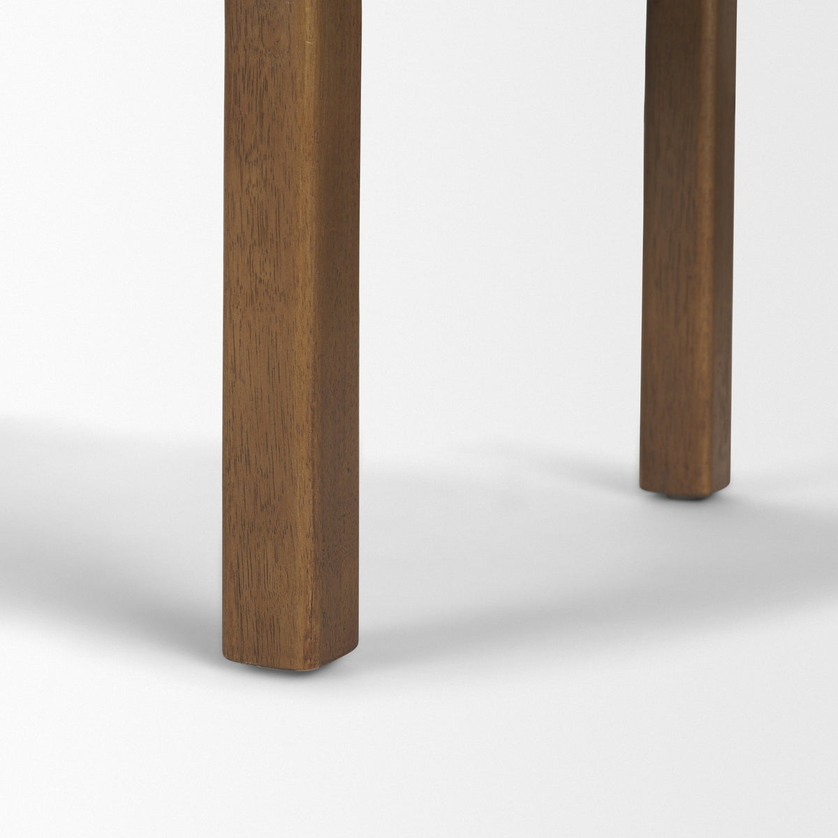 Freya Upholstered Bench | Oatmeal Fabric | Brown Wood Frame from Mercana - Luna Furniture