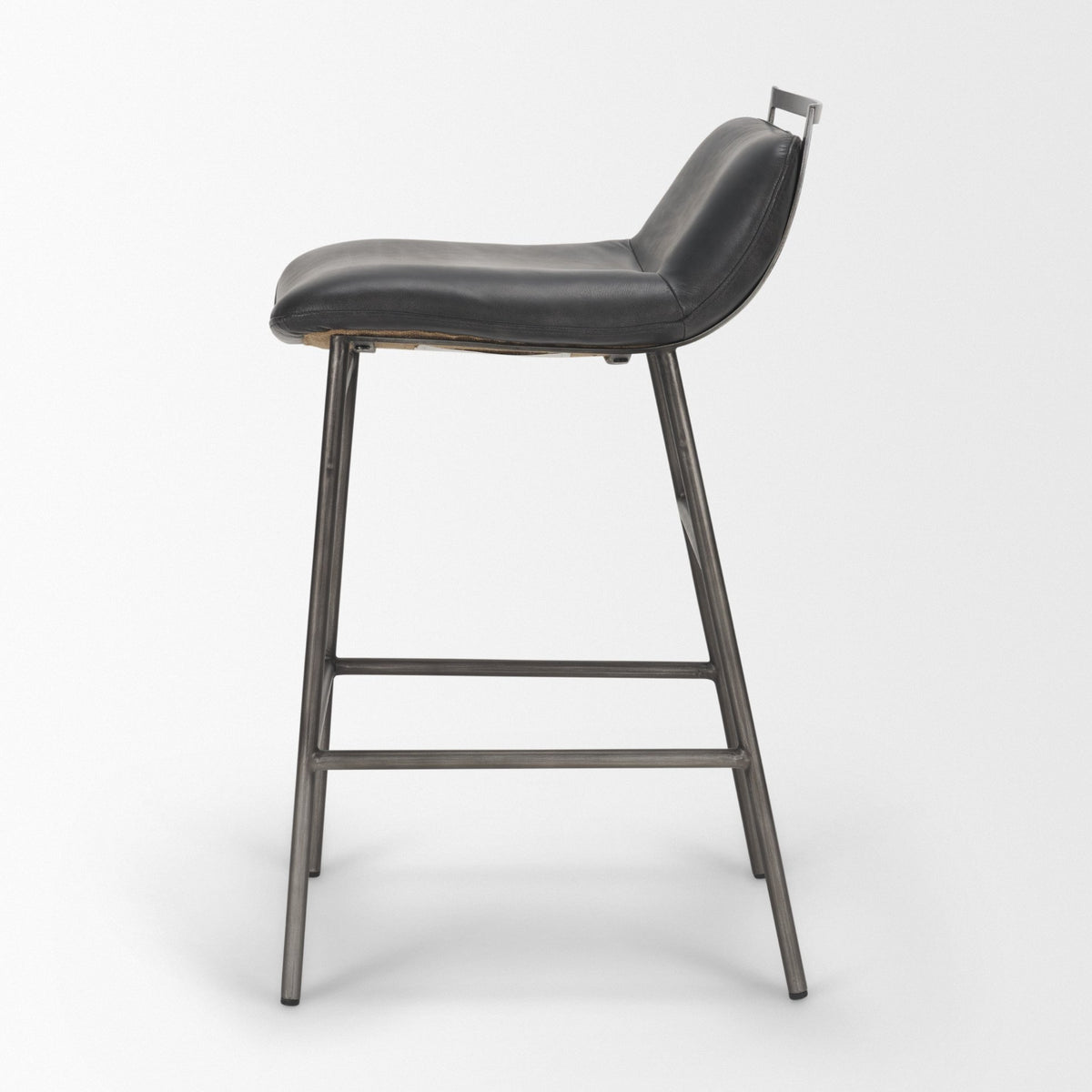 Kavalan Backless 33.5in Seat Counter Stool | Chocolate Leather from Mercana - Luna Furniture