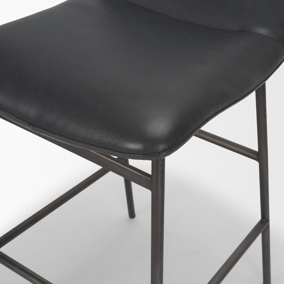 Kavalan Backless 33.5in Seat Counter Stool | Chocolate Leather from Mercana - Luna Furniture