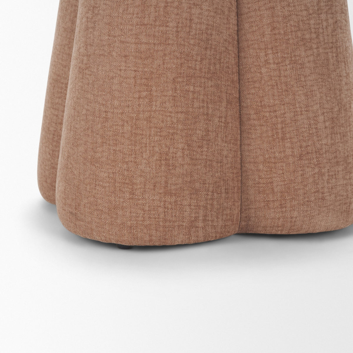 Oona Upholstered Ottoman | Sienna Fabric | 3 Legs