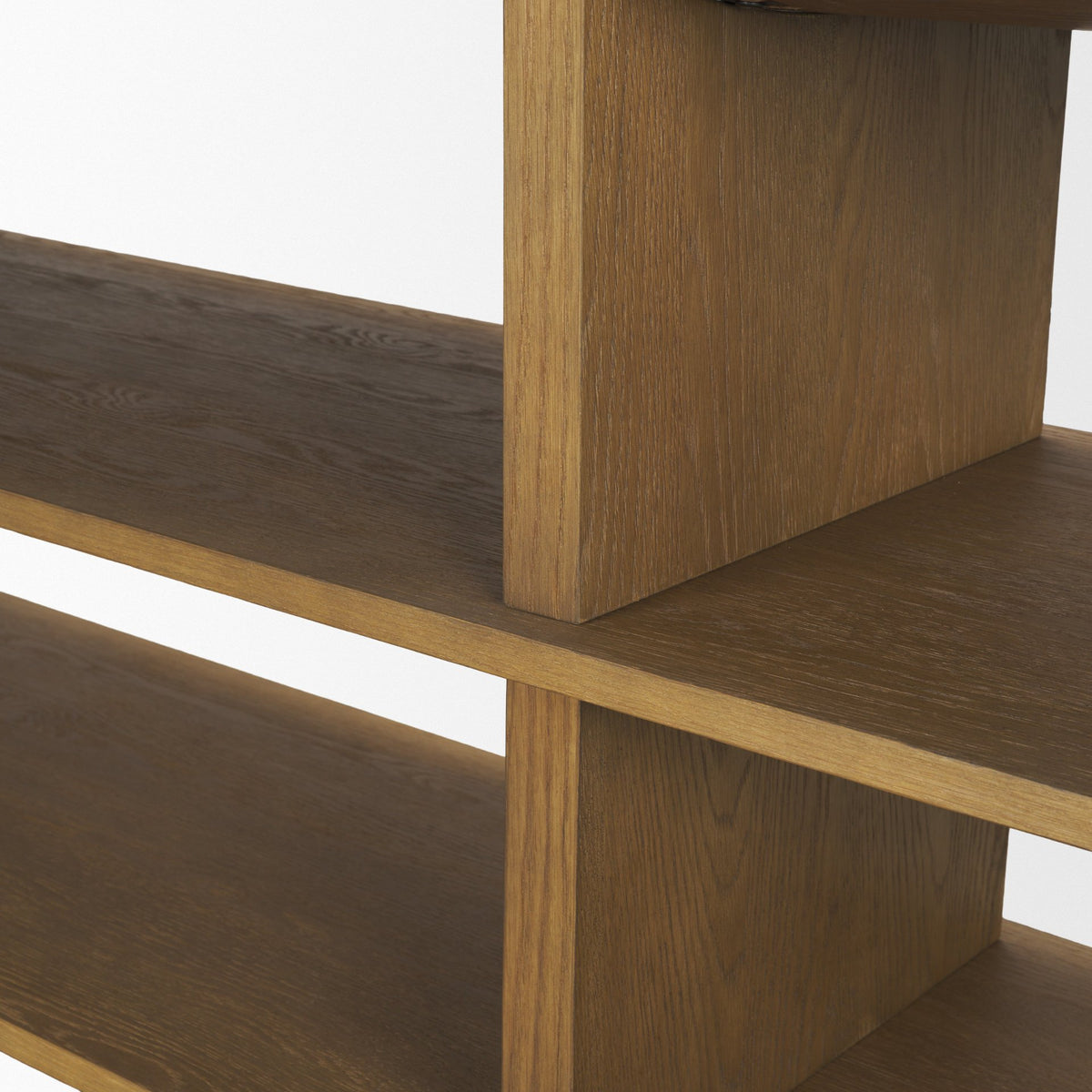 Boden 74" Wood Console Table w/ Open Shelves from Mercana - Luna Furniture