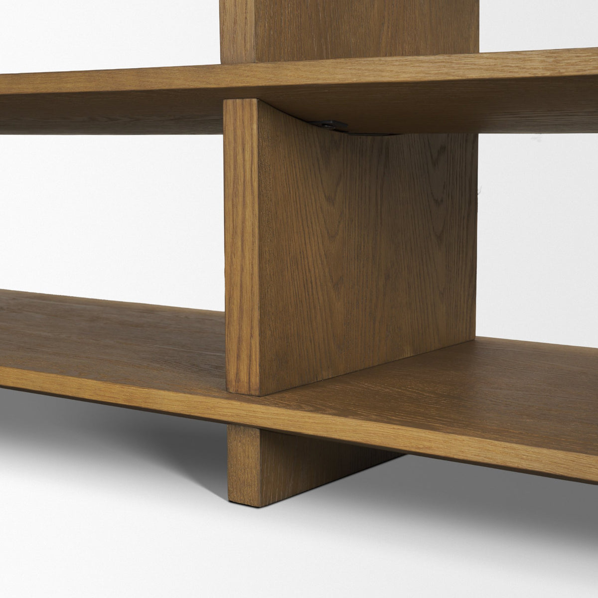 Boden 74" Wood Console Table w/ Open Shelves from Mercana - Luna Furniture