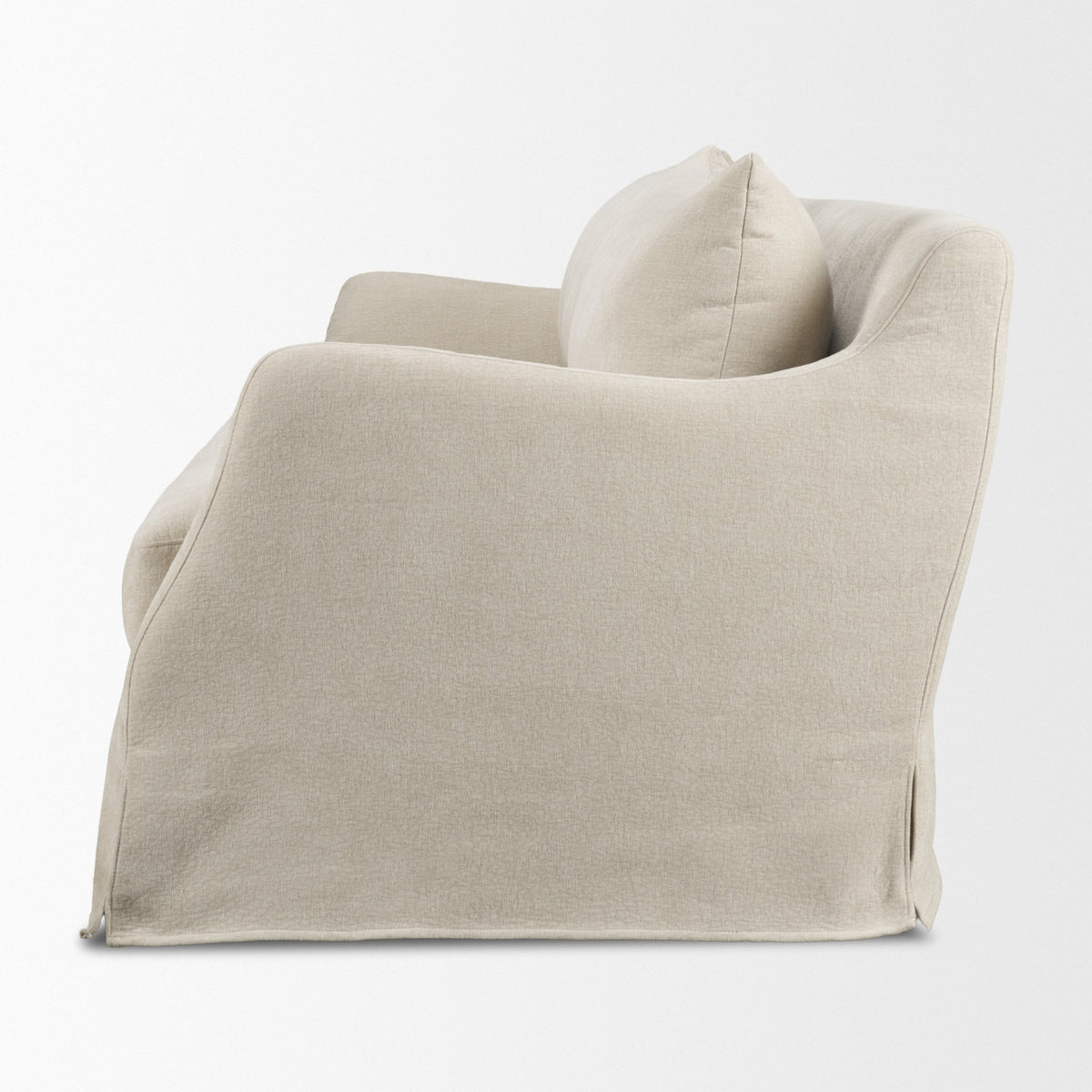 Ellington Slipcovered Slope Arm Sofa | 3 Seater | Cream Fabric from Mercana - Luna Furniture