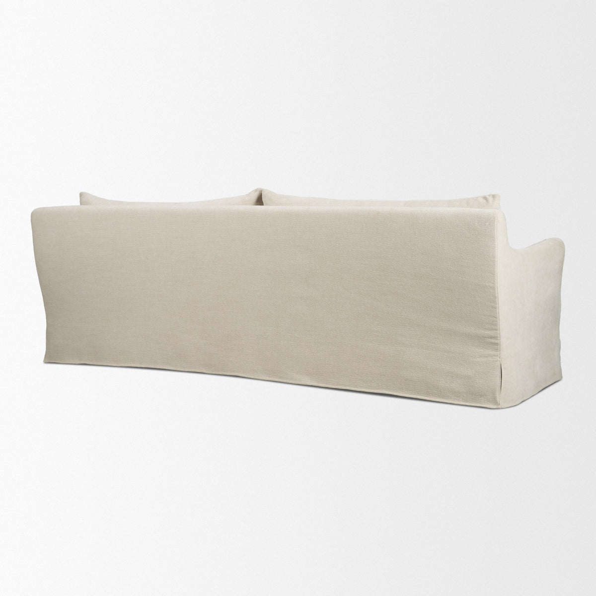 Ellington Slipcovered Slope Arm Sofa | 3 Seater | Cream Fabric from Mercana - Luna Furniture
