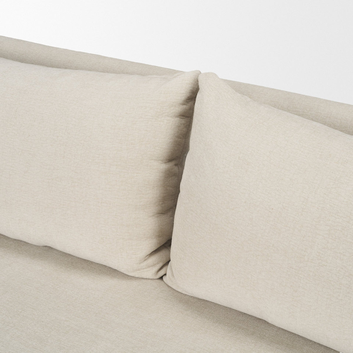 Ellington Slipcovered Slope Arm Sofa | 3 Seater | Cream Fabric from Mercana - Luna Furniture