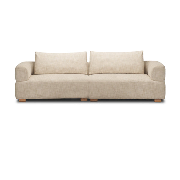 Warner Frame 2 Piece Sofa Set w/Back Cushions